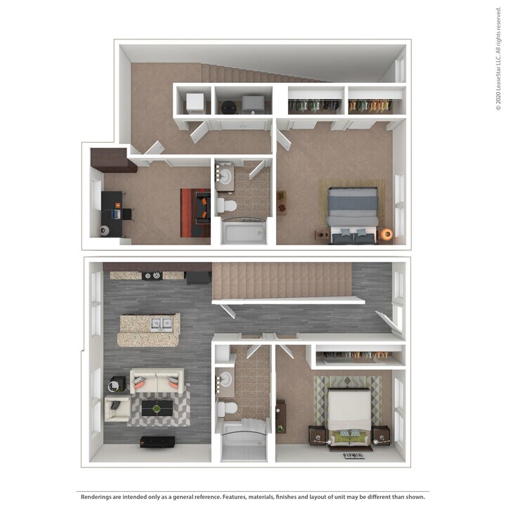A B1 unit with 3 Bedrooms and 2 Bathrooms with area of 1509   sq. ft